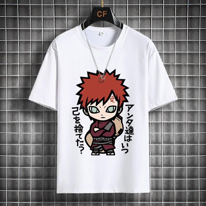 Leisure Naruto Childrens Tshirt Summer New Anime Peripheral Printed Parentchild Outfit Pure Cotton Fashionable Tshirt