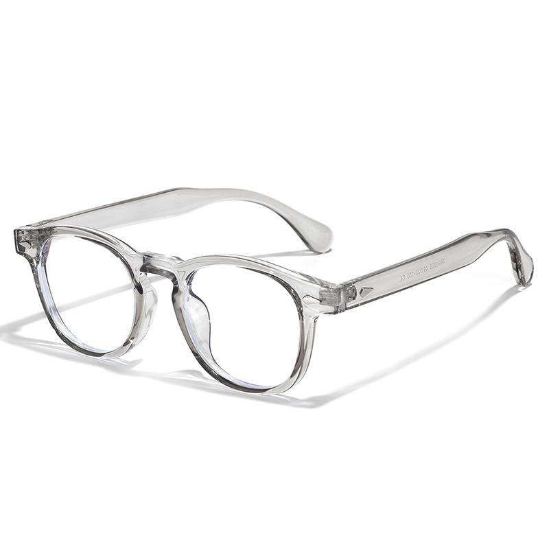 

OVZA TR90 оптические очки оправа женские анти-синие очки мужские компьютерные очки классический стиль высокое качество S2041 CN&As shown серый