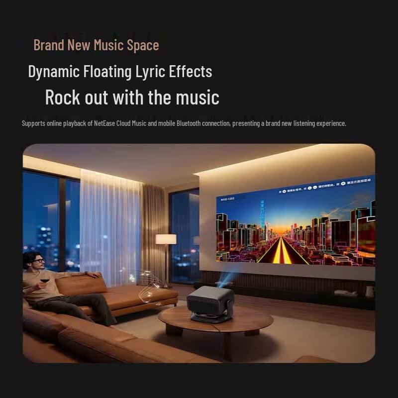 Big Eye Orange R3 Ultra High Brightness 1080P Portable Projector (CN version)