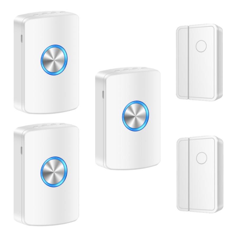 Wireless Daytime Doorbell & Nighttime Alarm with High-Decibel Door/Window Magnetic Sensor