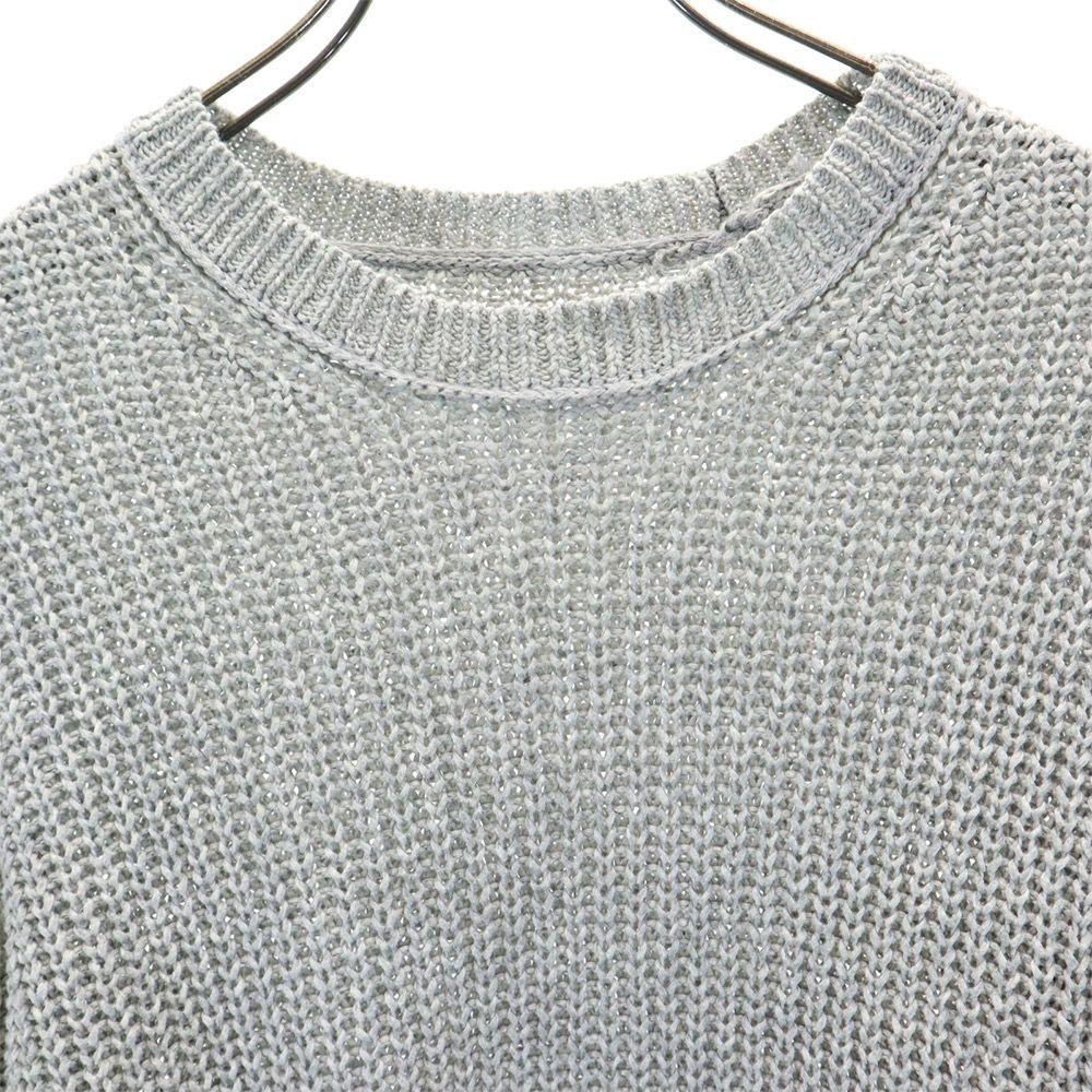 KAZUYUKI KUMAGAI Long sleeve Liliane Crew Neck knit 2 gray sweater Men's Used