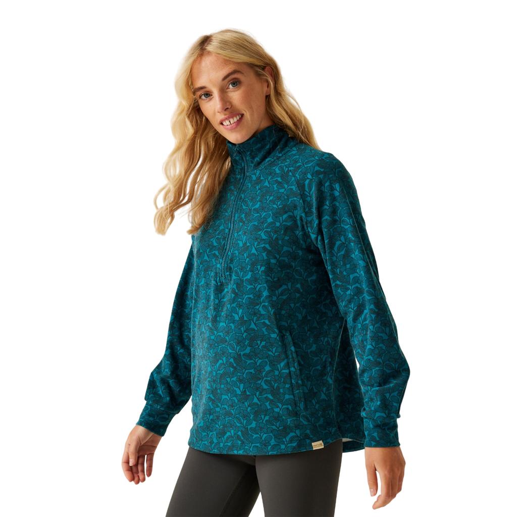 Regatta Camisola de Meio Zíper Orla Kiely Birdy para Mulheres/Senhoras