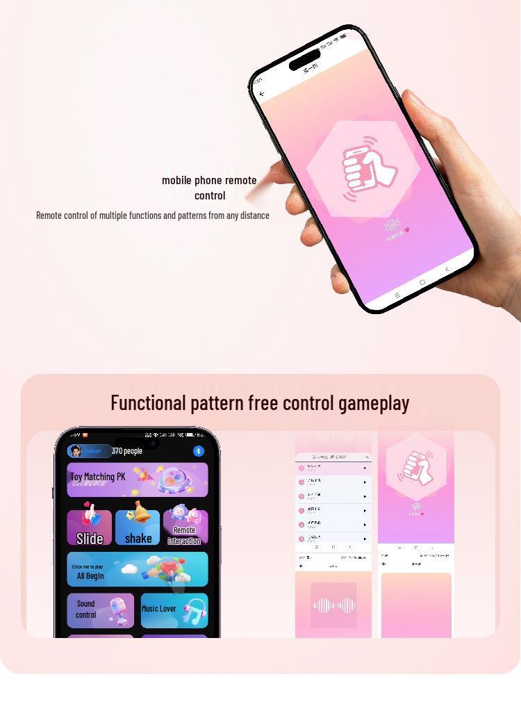 ROSELEX Mi Wearable Vibrator: App-Controlled Multifunctional Vibration Bullet for Adults