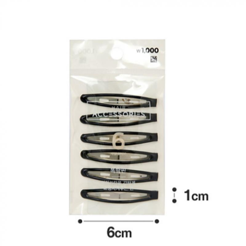 Daiso Hair Clip  Pack Of 6