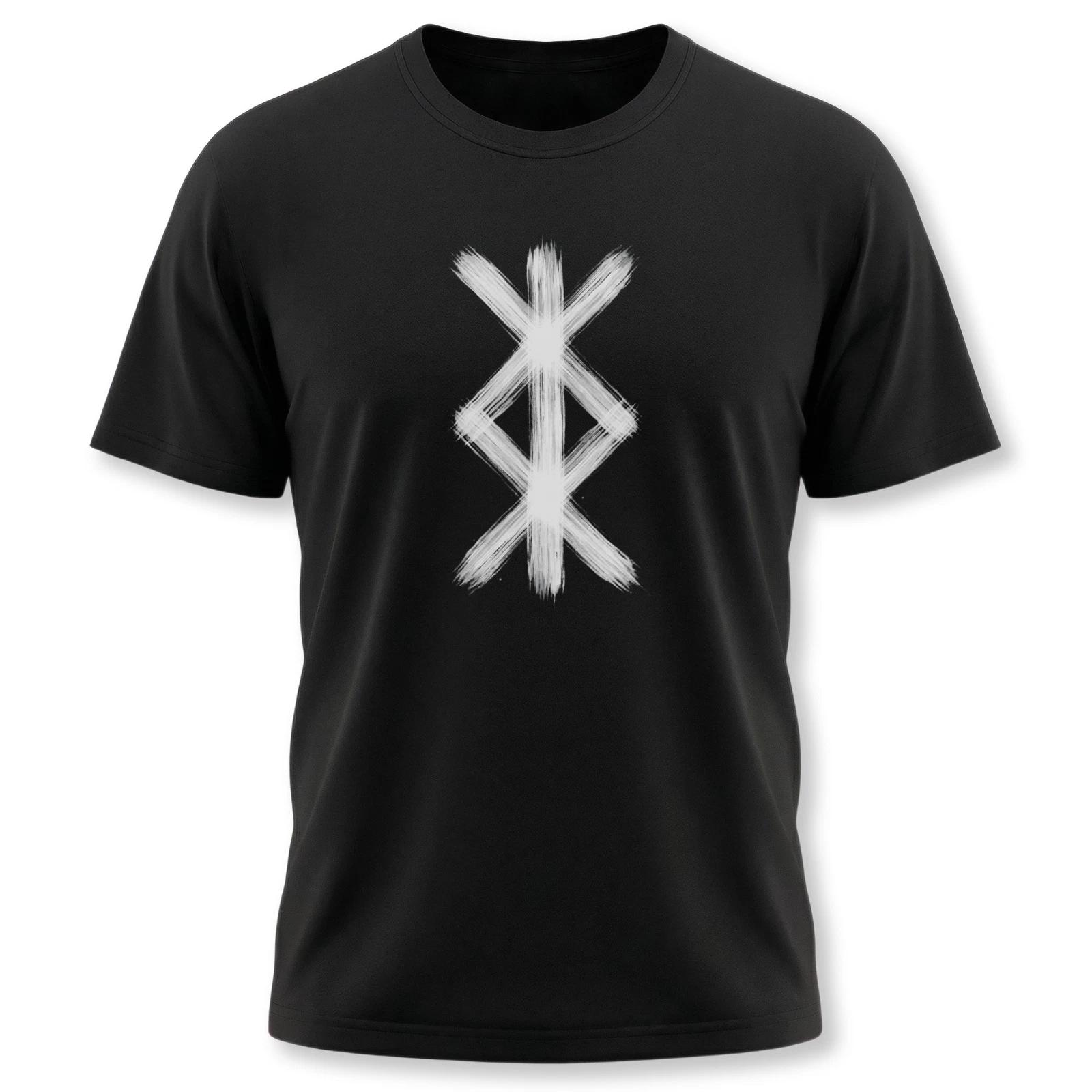 Viking Bind Rune T-Shirt | Protection Norse Runic Symbol Unisex Tee Shirt M