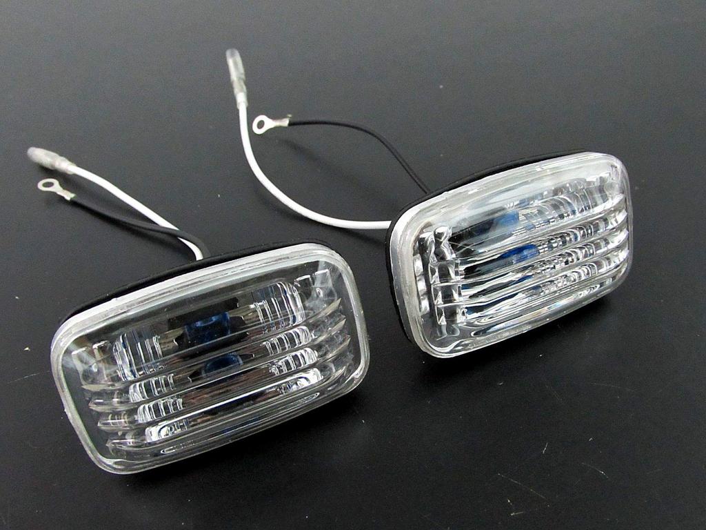 BRIGHTZ Crystal Side Markers for Toyota Camry Gracia Sedan Side Turn Side Turn Lamps Part 38950 [BLINKER-010] (2020, 2125), Signals, (SXV20, SXV25,