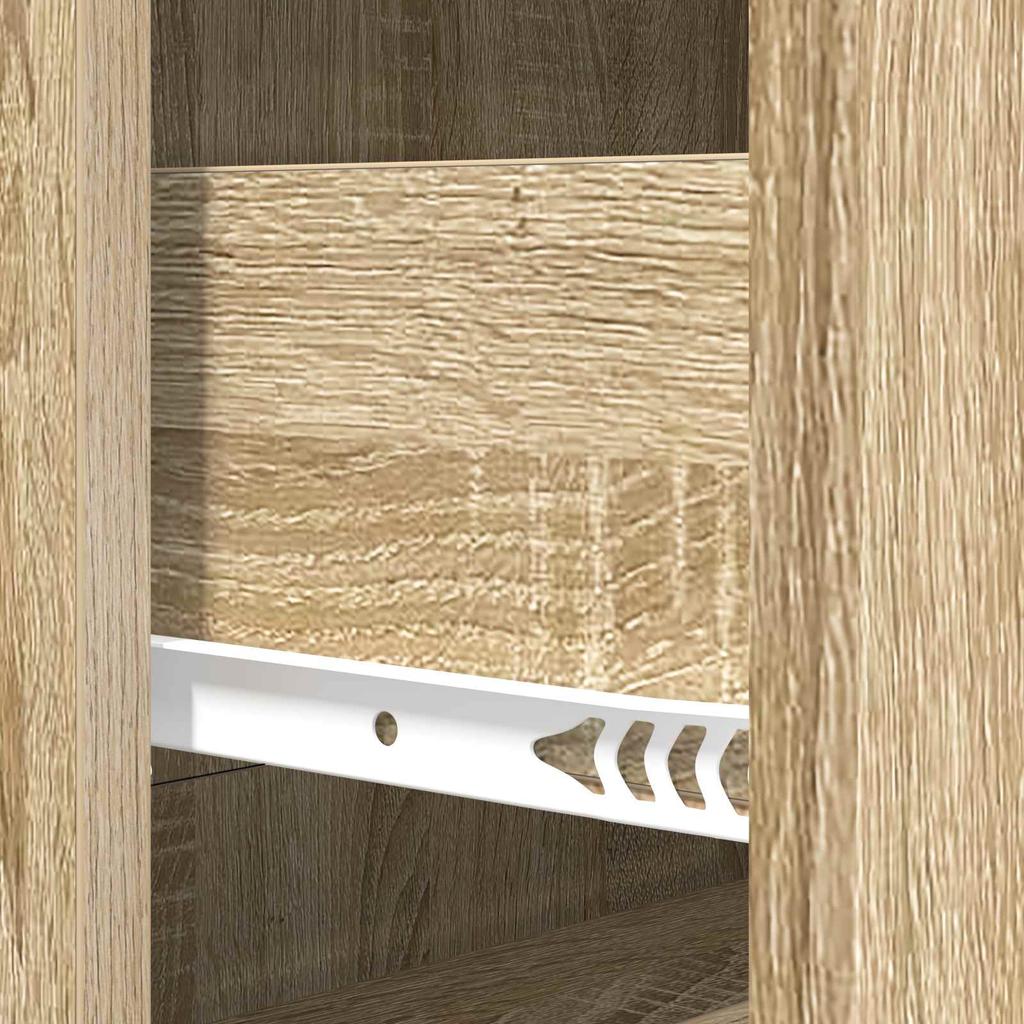 Drawer Cabinet in Sonoma Oak 66 x 34.5 x 90 cm Particleboard