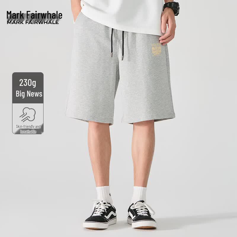 MARK FAIRWHALE Men s Heavyweight Cotton Casual Shorts XL