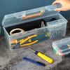 Transparent Tool Storage Box With Handle Portable Sealed Dustproof Tools Storage Organizer Multifunctional Tool Case