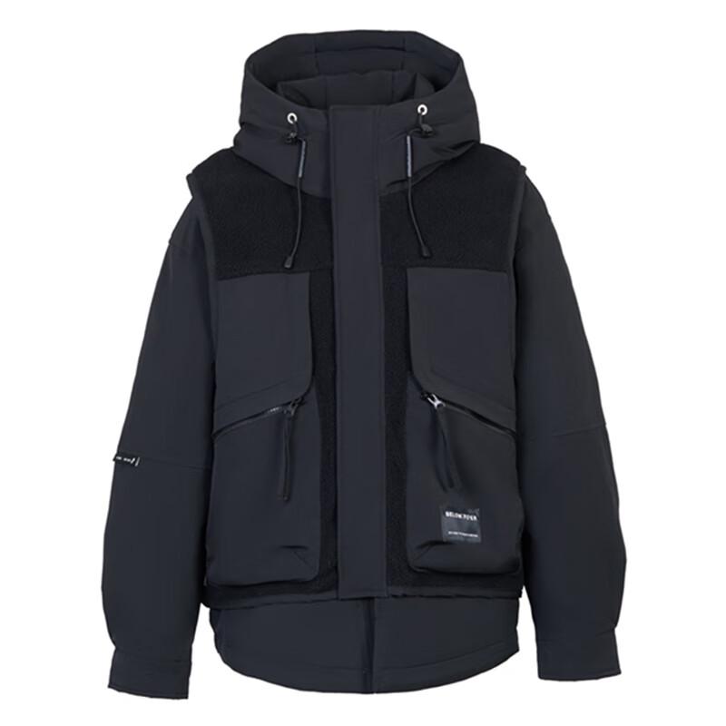 Женский короткий пуховик с капюшоном Yaya XXXL