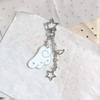 Y2K Stars Wings Keychain Glitter Shiny Pendant Kawaii Bag Hanging Decor for Y2K Style Outfit Accessory