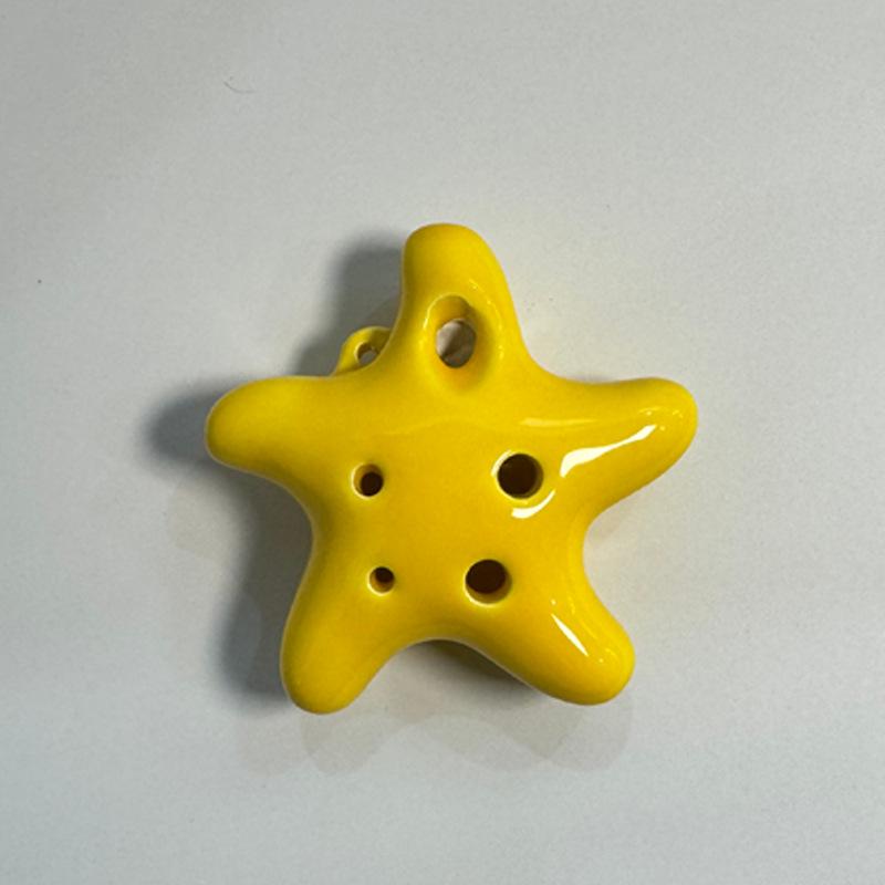 Starfish 6-Hole Alto C Ocarina: Beginner's Child Toy Musical Instrument