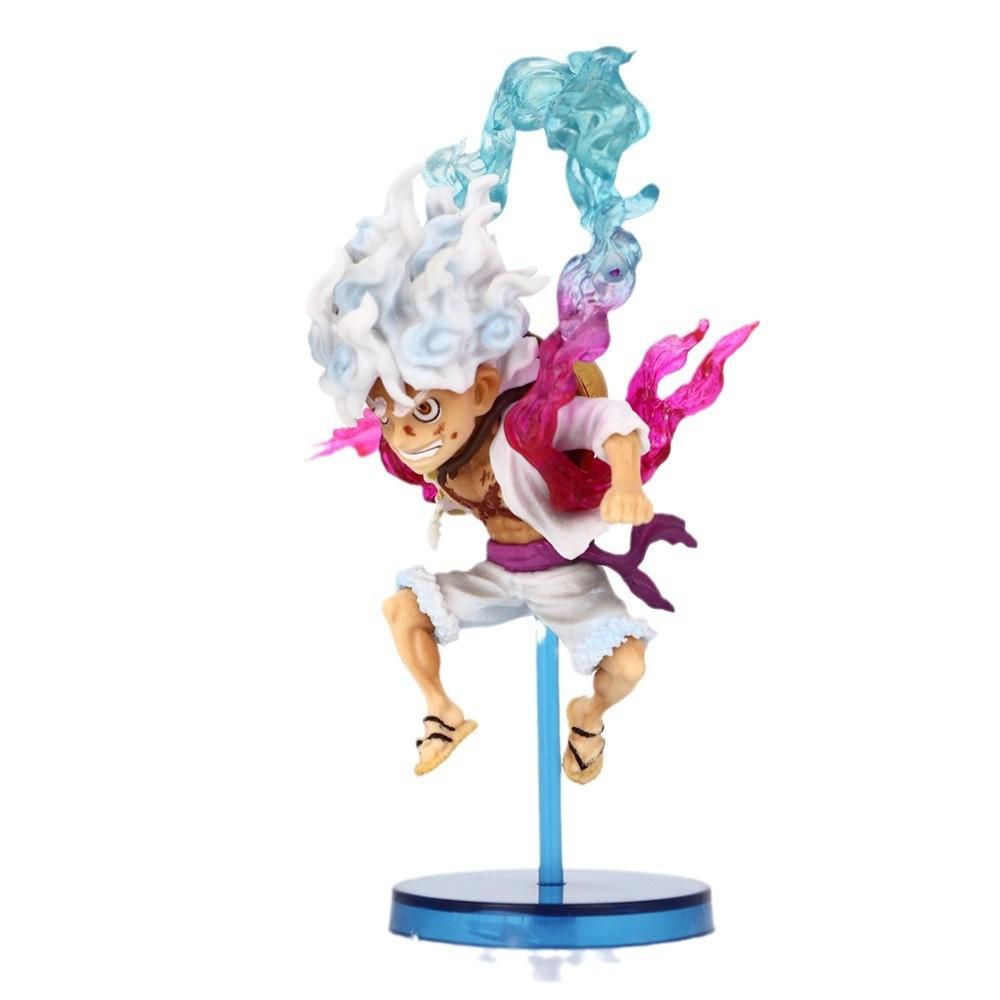 Vibrant Luffy Anime Statue In Sitting Pose Perfect For Serious Collectors And Fans