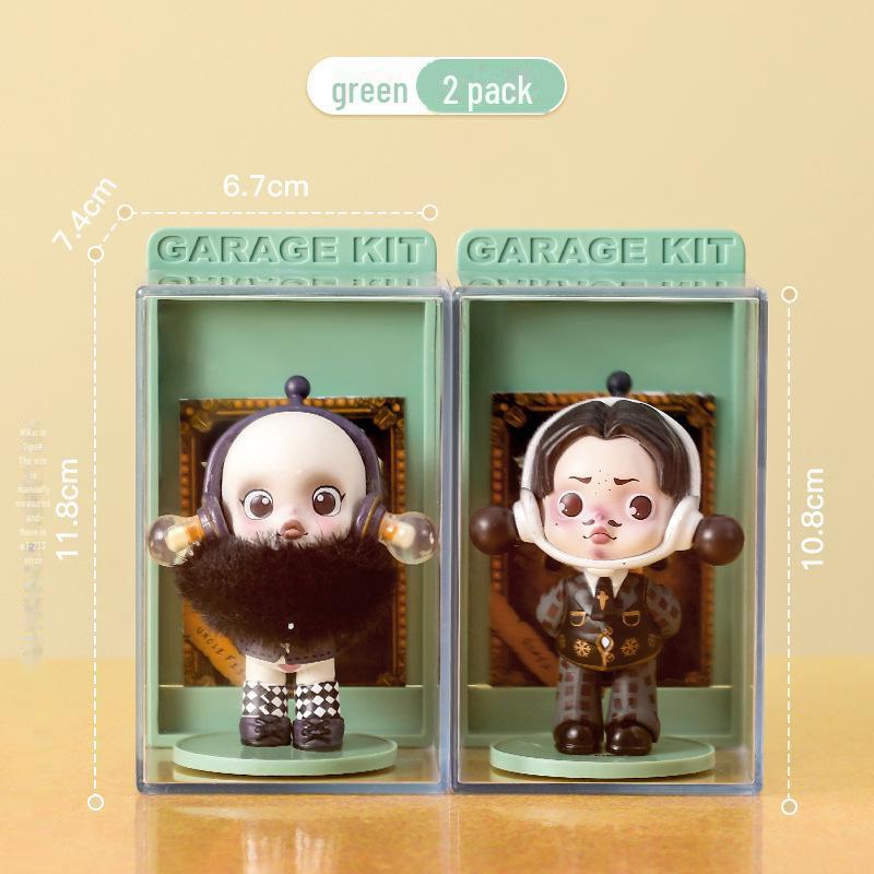 Průhledná akrylová prachotěsná vitrína na figurky a panenky