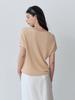 Le Studio Cool Air Boat Neck Short Sleeve Knit (Lor)
