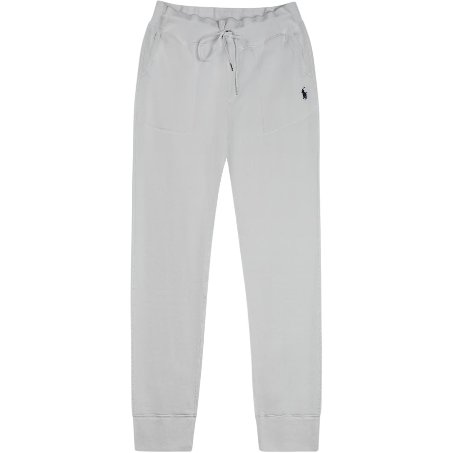 

Polo Ralph Lauren Вышитый логотип Эластичный пояс на шнурке Однотонные вязаные спортивные штаны Женские брюки 211839386-001 XL