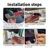 Devil's Eyes LED Light Vehicle Signal Lights Matrix Panel Light Warning Strobe Lights USB Plug-in Decorations for Car Windshield