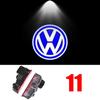 2 For VW Touareg GTI MK6 Golf 5 6 7 Passat B6 B7 B8 B9 Jetta MK7 R LED Car Door Projector Welcome Ghost Shadow Light Accessories Zw4