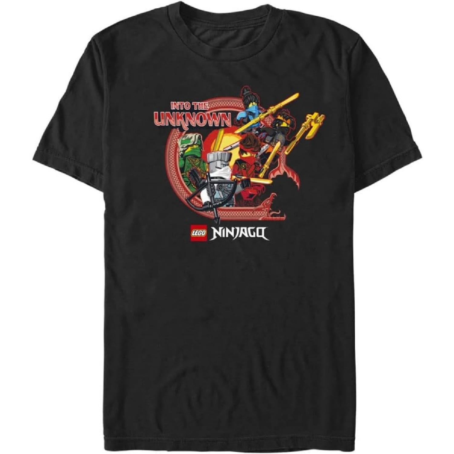 Fifth Sun Мужская футболка с коротким рукавом Lego Ninjago Into The Unknown для молодых мужчин S