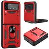 For Samsung Z Flip4 Case Galaxy Z Flip 4 Cover Galaxy Z Flip4 Magnetic Holder Armor Phone Case Slide Camera Protect Back Cover
