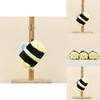 Adorable Bee Plush Doll Keyring With Short Pile Fabric For Kids And Collectors