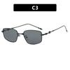 New Irregular Square Sunglasses for Men Women Fashion Small Metal Frame Sun Glasses Vintage Eyeglasses