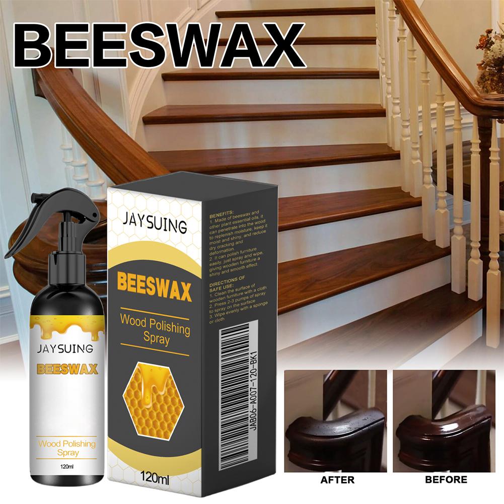 Beeswax Wood Furniture Polish Spray Seasoning Beeswax Agents Multipurpose 1/2/3pcs Cleaning Mai Q2O9