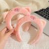 Plush Doll Cartoon Headband Snotty Pig Penguin Hair Hoop Fashion Plush Hairband  Girls