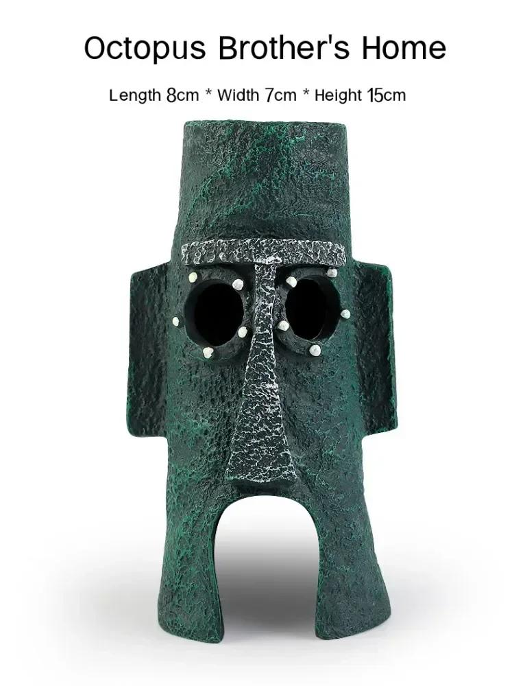 CuteAquarium Resin Castle Fish Tank Decorations Castle Tower Ornaments Fish Tank Hiding Cave Aquarium Accessories Decoration