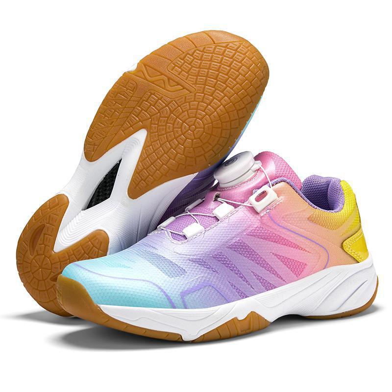 

Cross Border New Children s Teenagers Badminton Shoes Breathable Shock-absorbing Anti Slip Wear-resistant Tennis Table Training 33