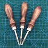 Professional Leather Edge Trimming Tool - 0.8/1/1.2mm Dehorning DIY Rounder