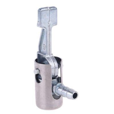 Gonfleur de pneu de voiture à mandrin à verrouillage 1/4\" pour compresseur d'air avec connecteur cannelé Connecteur adaptateur C6UB Connecteur gonflable de voiture