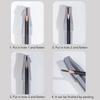3 Pcs Eyebrow Pencil Duckbill Sharpening Tool Cosmetic Pencil Sharpener Thin Tip Pencil Sharpener Tool