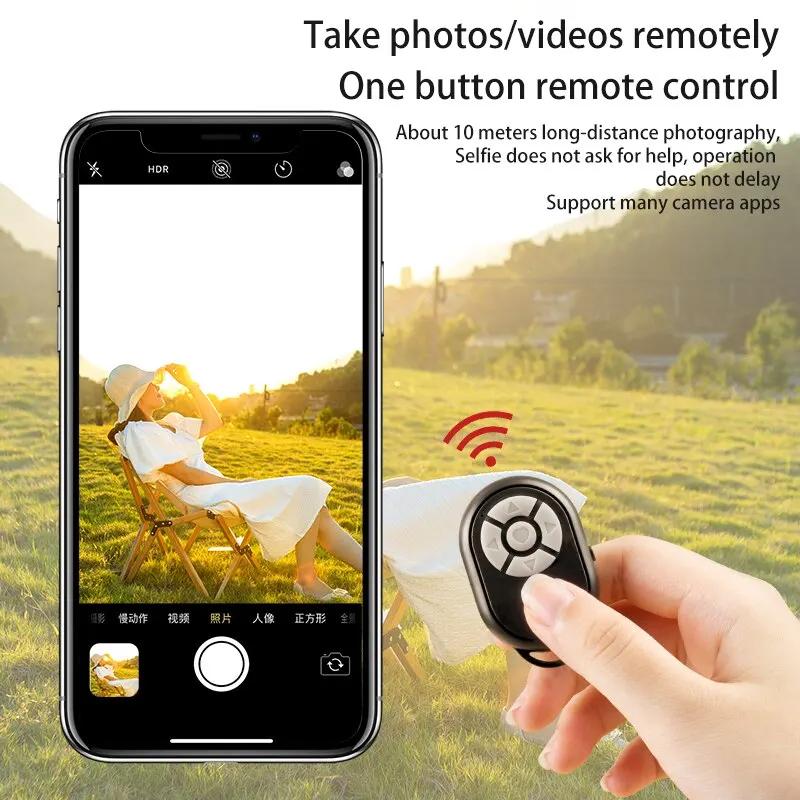 Bluetooth-Fernbedienung für iPhone Xiaomi IOS Android-Handy Universelle Fernbedienung Selfie-Stick Bluetooth-Kamera-Controller