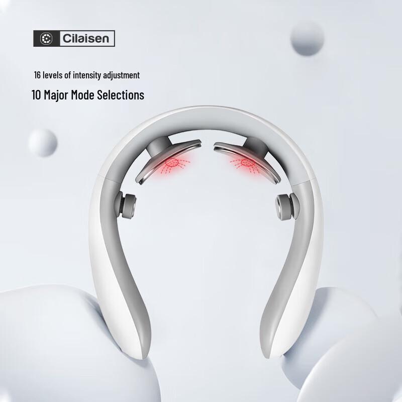 Cilaisen Dual Pulse Neck Massager with Heat
