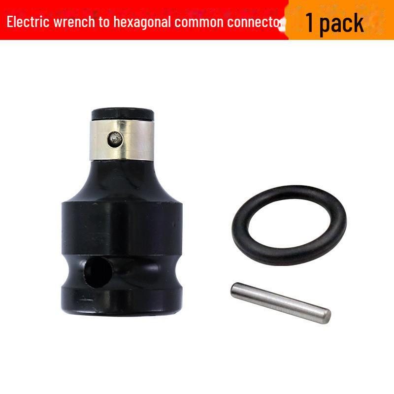 Electric Wrench Hex Adapter: 1/2 to 1/4 Conversion Sleeve