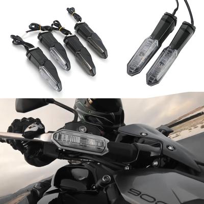 Motorcycles LED Lights Front Turn Signal/Blinker Running Light Indicators for Versys 650 1000 X250 X300 1 Pair