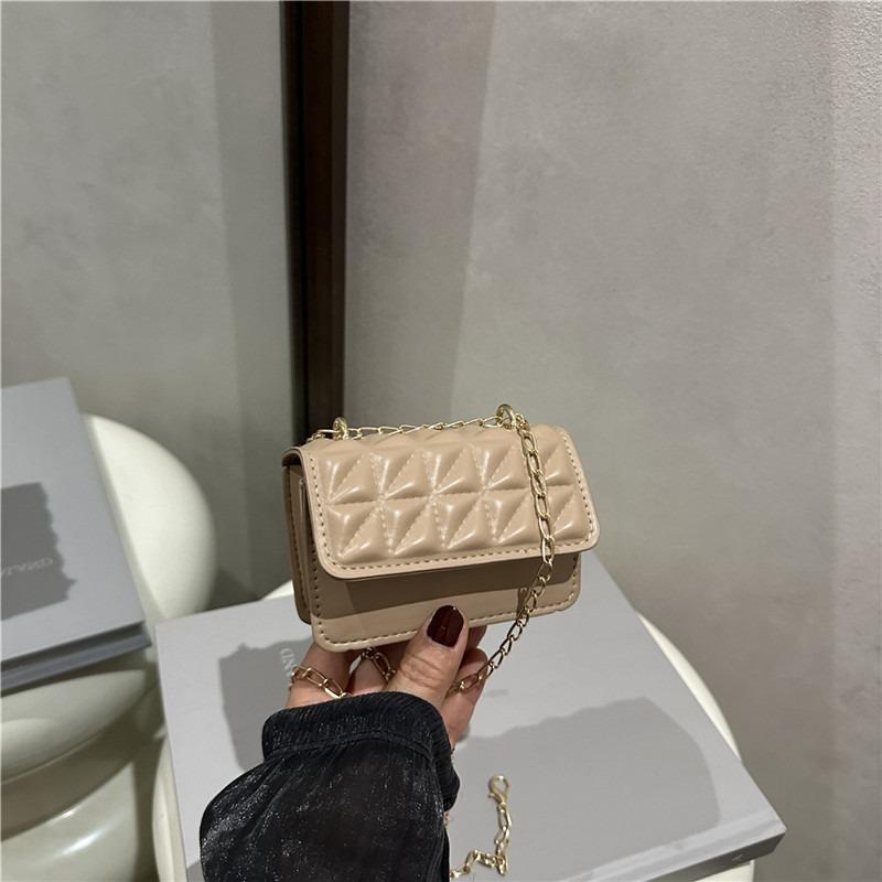 Simple Bag Women's New Popular Fashion Simple Shoulder Bag Casual Commuter Bag Small Square Bag