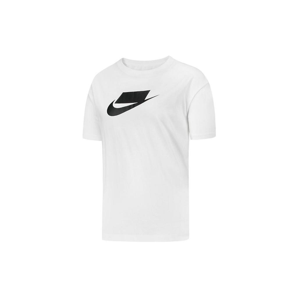 Nike Casual Sports Training Crew Neck Short Sleeve T-Shirt Women Tops White DB9828-100