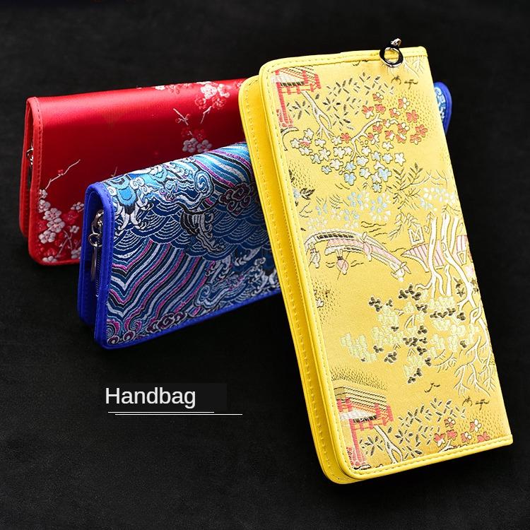 Chinese Characteristic Gift: Yunjin Wallet, Ethnic Embroidery Handicraft, Birthday Gift for Mother, Holiday Gift ,Women's Wallet