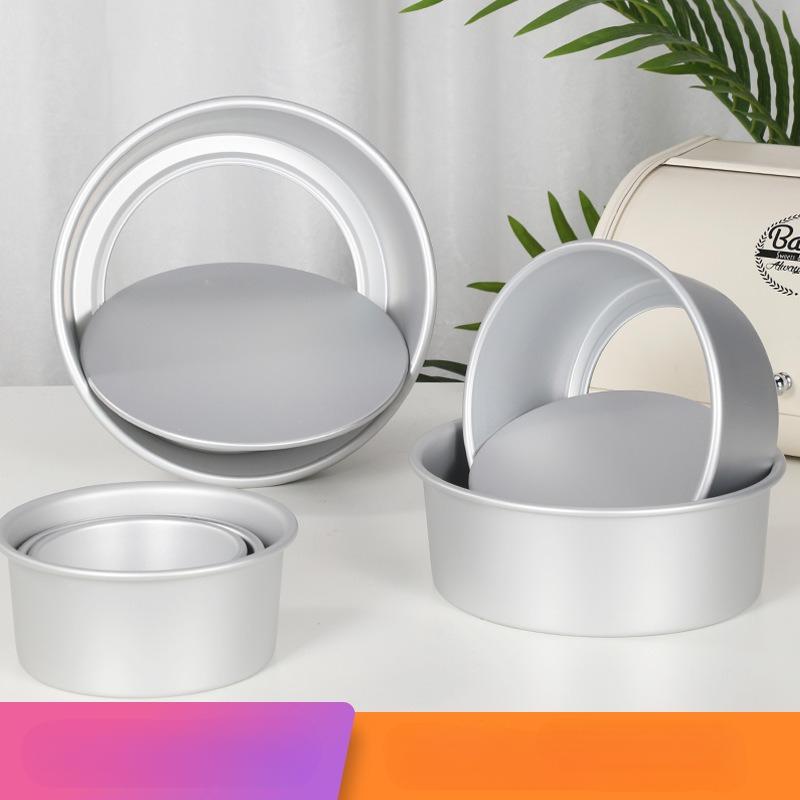 Cake Mold Live Bottom Baking Pan Mousse Oven Making Bread Chiffon Abrasive Tool Round 468 Four or Six Inch Embryo