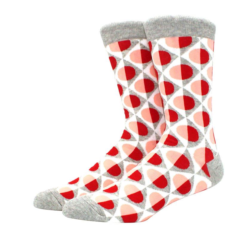 Large Size New Happy Funny Couple Trendy Socks Funny Personalized  Cartoon Jacquard Long tube cotton socks