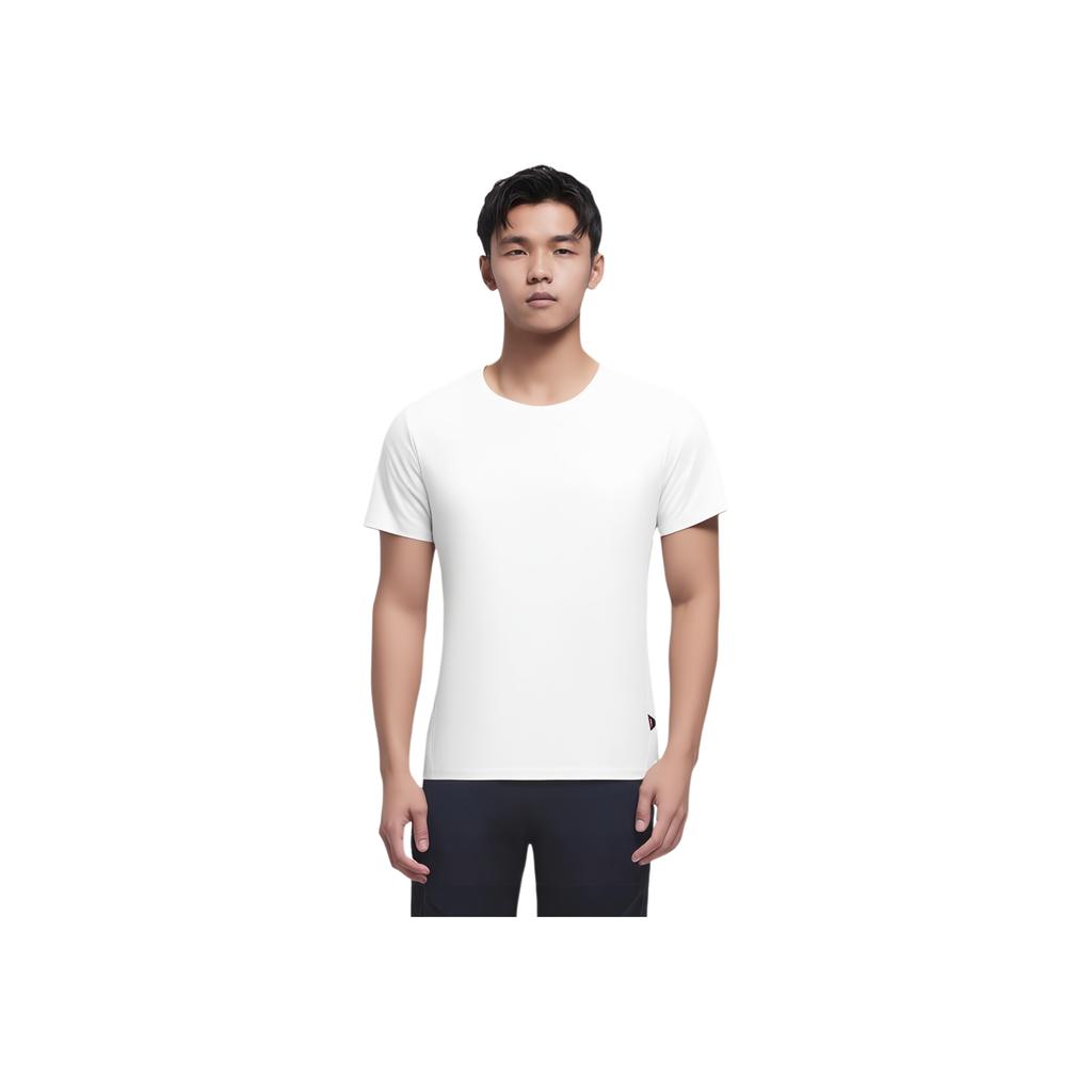 Anta Champion All-Weather Series Round Neck Casual Lightweight Moisture-Wicking Simple Solid Color Short Sleeve T-Shirt Men Tops 152530139-4