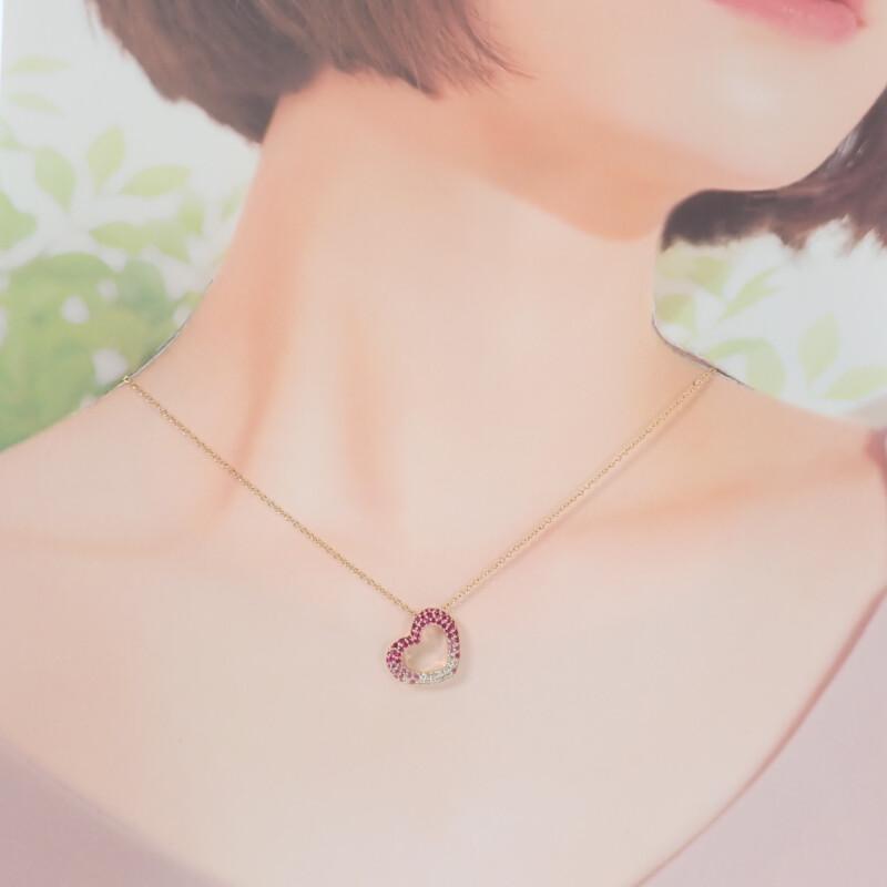 Ponte Vecchio  GL0003N140PSPG Necklace K18 Pink Gold Women