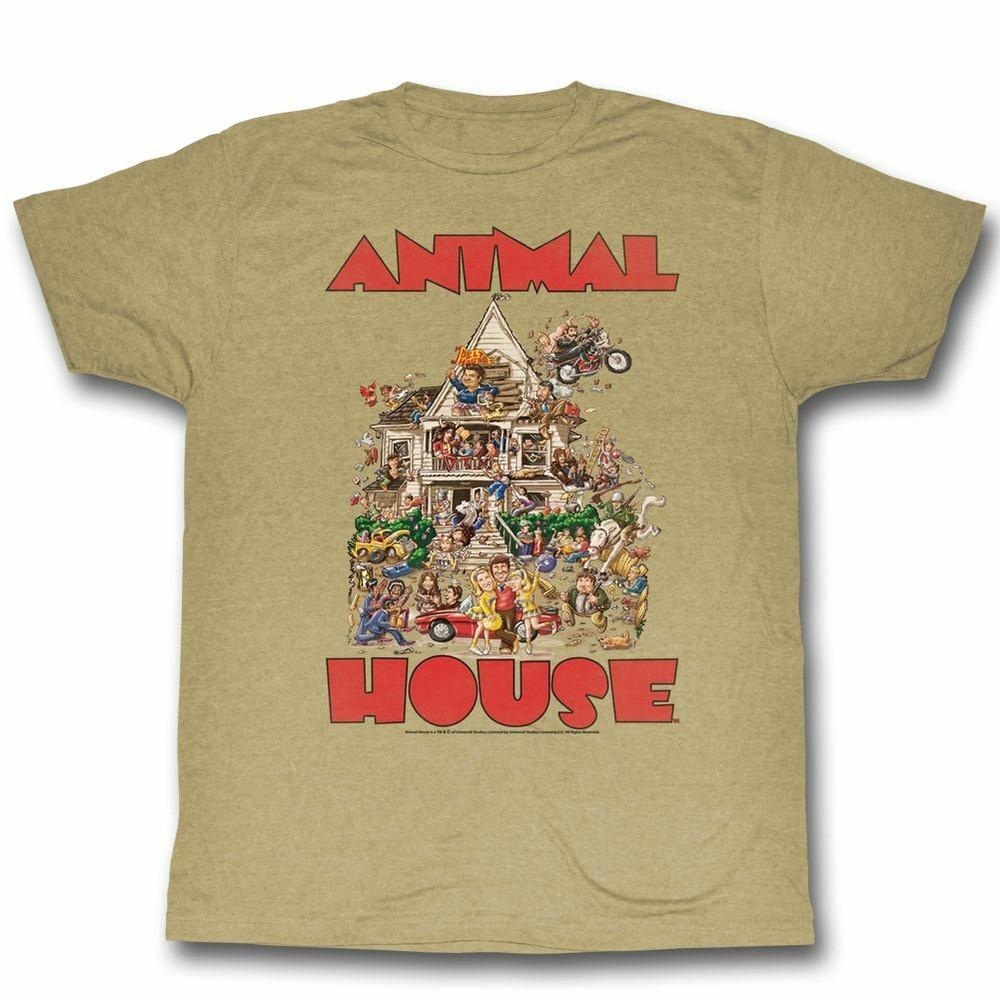Animal House The House Khaki Adult T-Shirt