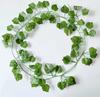 12PCS 2.1M Artificial Plant Vines Green Leaves Ivy Vines For Home Wedding Decoration Wholesale DIY Hanging Wreath Fake Flowers