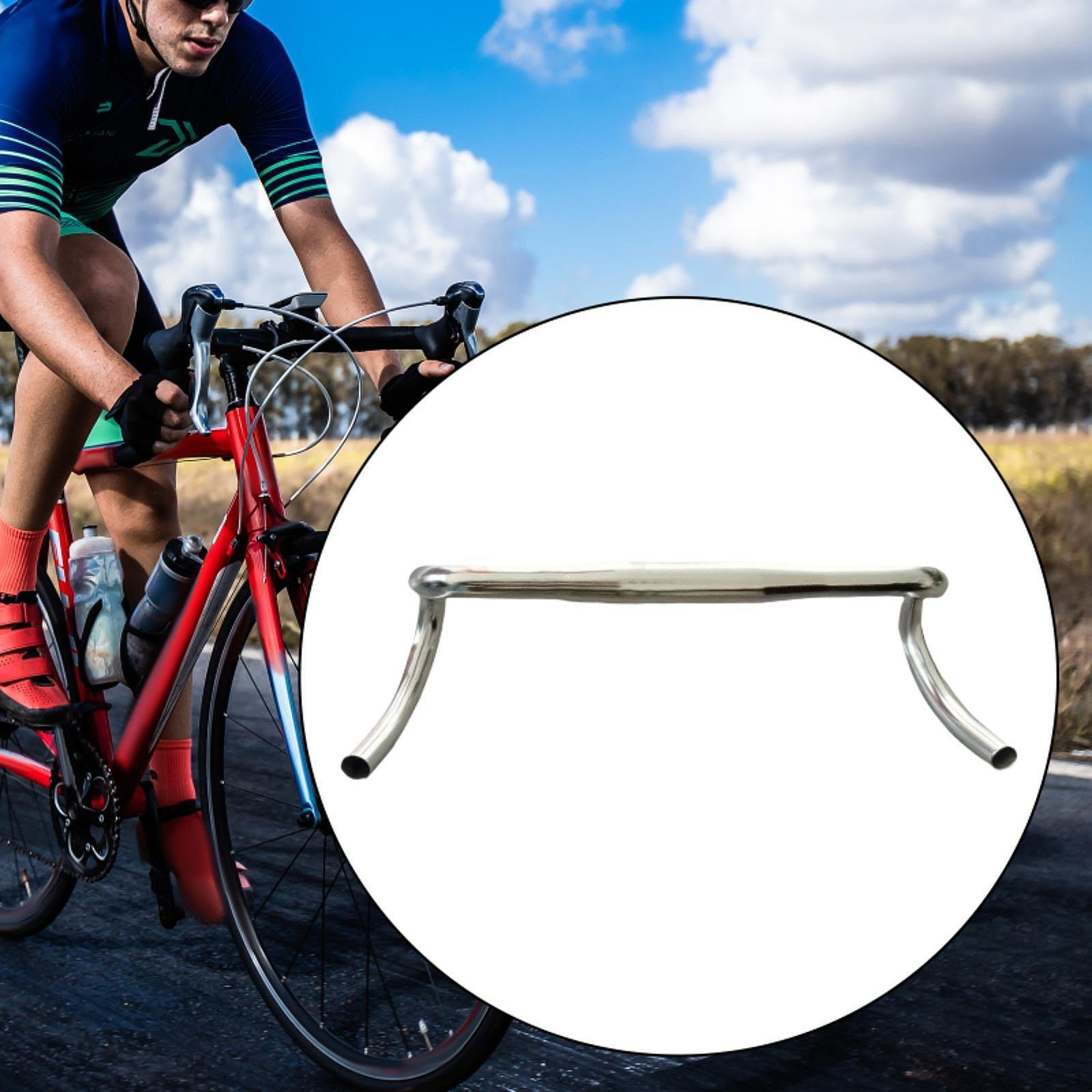 

Руль-баран из алюминиевого сплава, незаменимый компонент для велоспорта серебряный