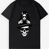 Vintage Skull Fedora Woman T-Shirt - Unisex Retro Casual Tee