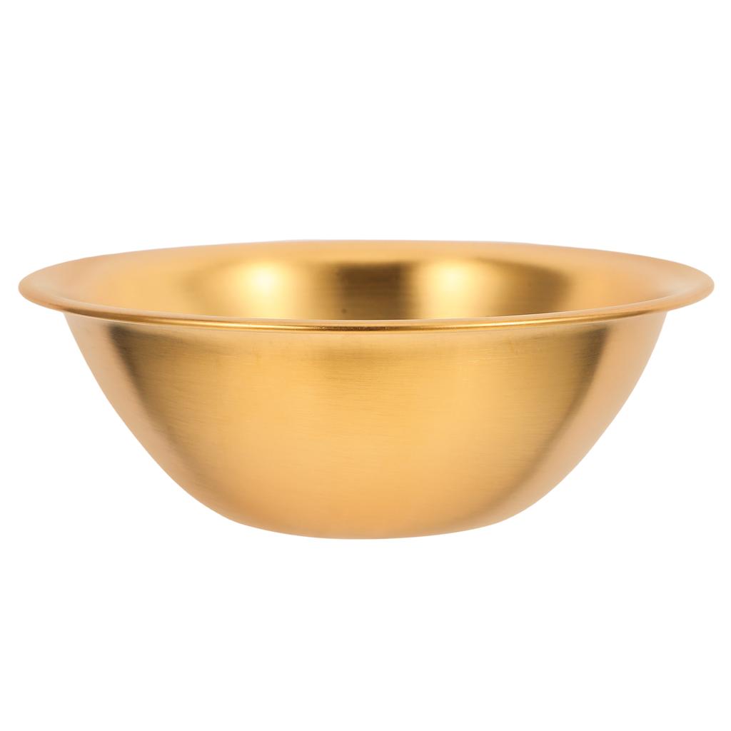 Korean V-Shaped Stainless Steel Bowl For Salad Ramen And Hot Pot Condiment Single-Layer Design For Kitchen Use
