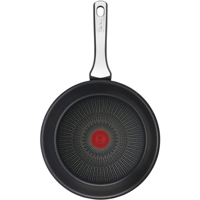 Bratpfannen - Tefal - Unlimited On - 20/24/28 cm - Kratzfeste TITANIUM-Beschichtung - Alle Herdarten inkl. Induktion